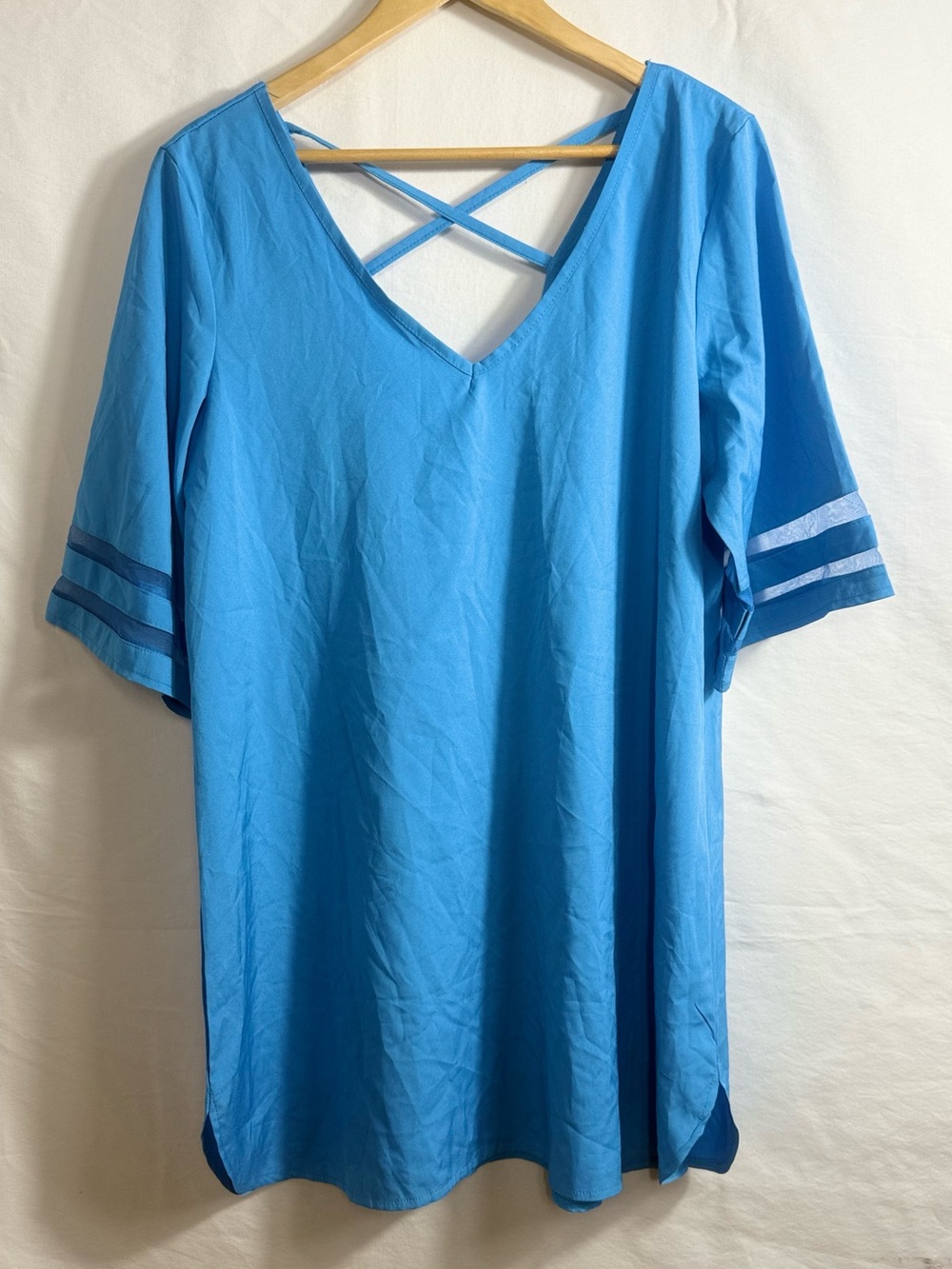 Lollo Vita Blue Resort Beach Coverup Dress